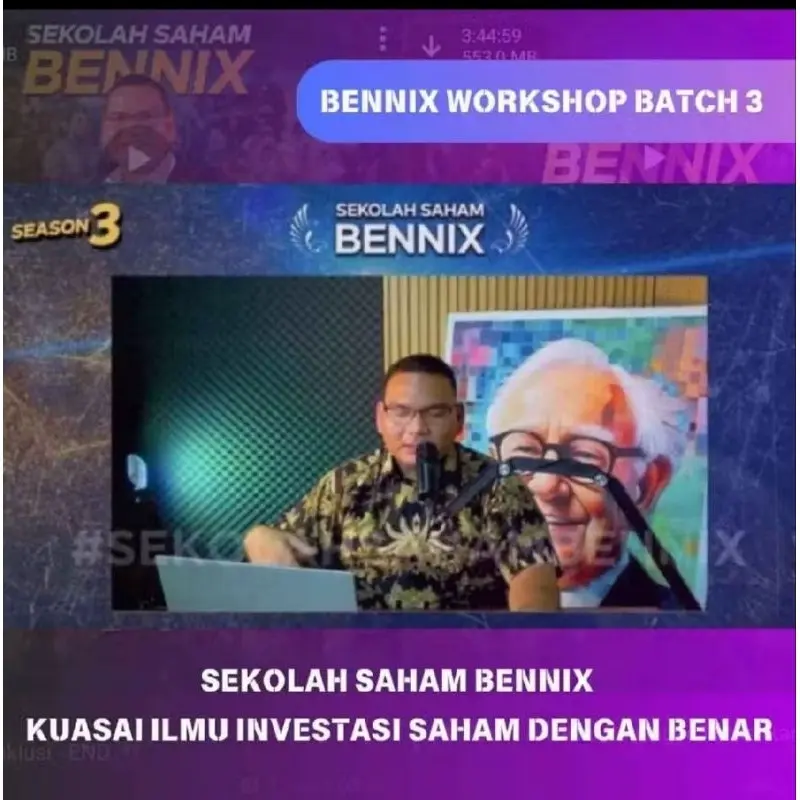 Bennix Investasi Saham untuk Pemula, Belajar Analisis Fundamental & Buku Trading! 2