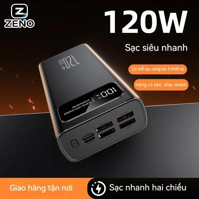 Sạc dự phòng 50000mah/80000mAh 120W PD20W tích hợp cống sạc tiện lợi cho điện thoại và máy tính ss