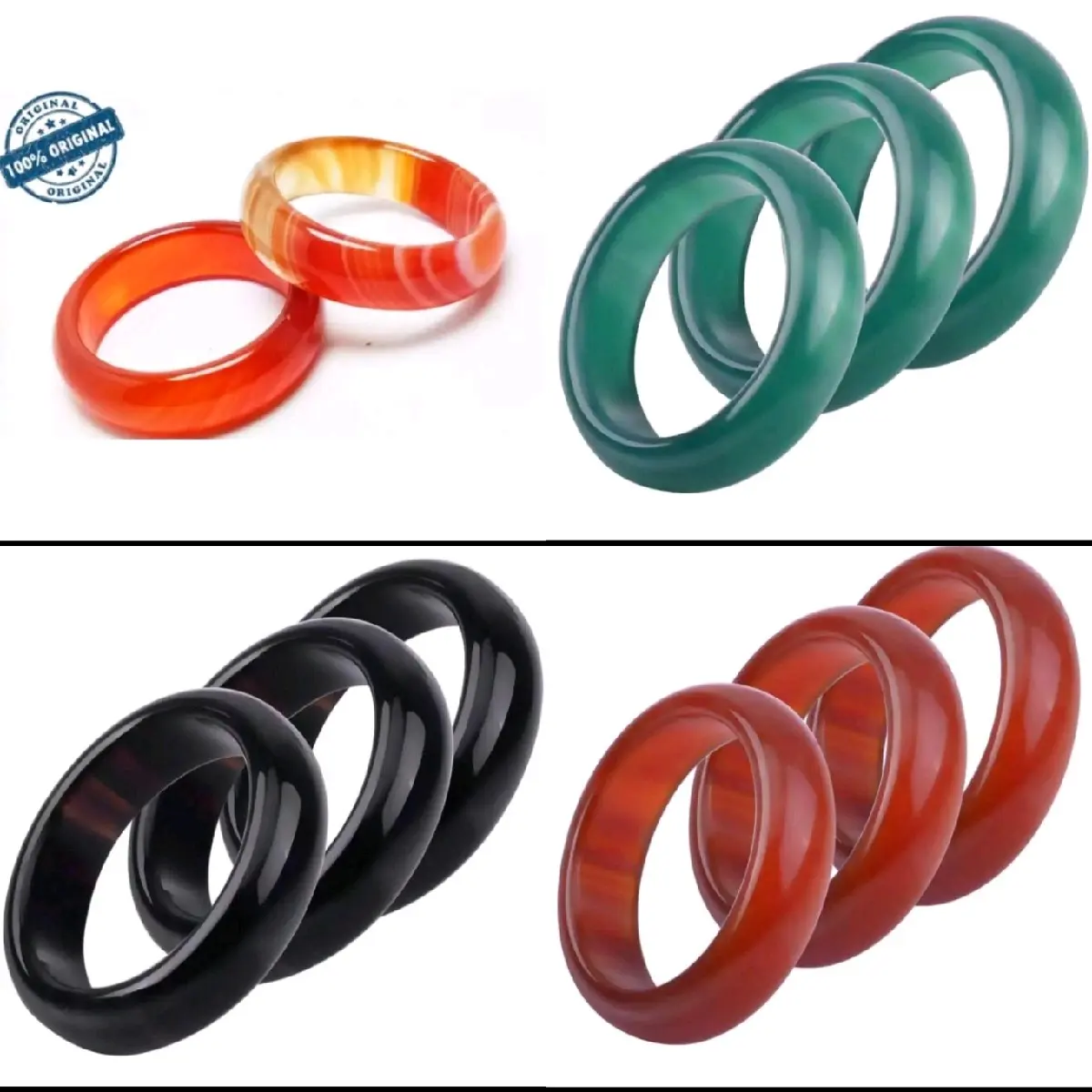 (CN4) CINCIN GIOK ASLI PRIA DAN WANITA/CINCIN TERAPI/CINCIN KESEHATAN -CJR TITANIUM