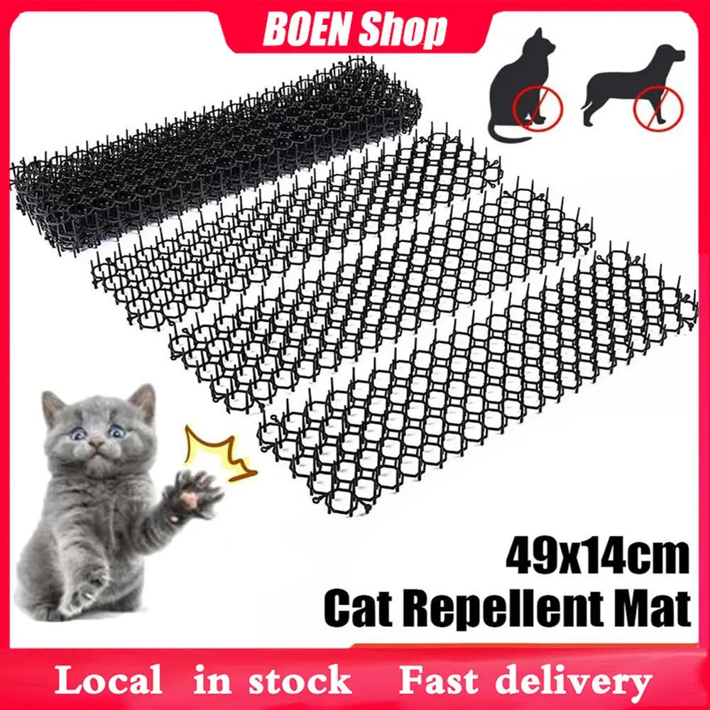 Animal Repel Mat Spike Scat Anti Climb Fence Wall Cat Dog Pet Control Carpet Berduri Repellent Humane Bird