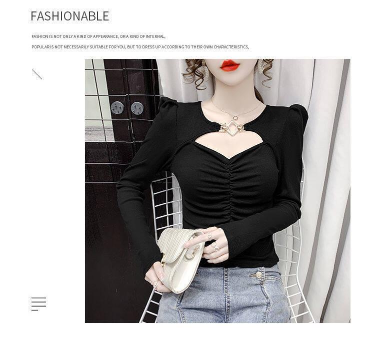 Product Introduction of Áo Cánh Cho Nữ, Phong Cách Quốc Tế, Dáng Ôm, Áo Lót, Thích Hợp Cho Mùa Xuân Và Mùa Thu, Tay Áo Dài, Thiết Kế Sang Trọng, Hở Lưng, Phong Cách Độc Đáo, Thiết Kế Đẹp, Hàng Mới Về Năm 2024 23
