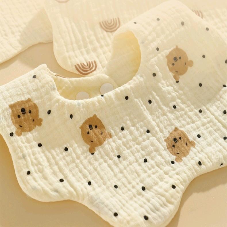 Immelyn Caroline Round Bib Celemek Bayi Korea 1