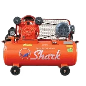 Shark Kompresor Udara Listrik Auto Shark 1/2 HP - 365 Watt LVPM-5112 TFM 2 Silinder 7 BAR 76 L/Min 536 RPM 51/46 mm 58 L 220 V