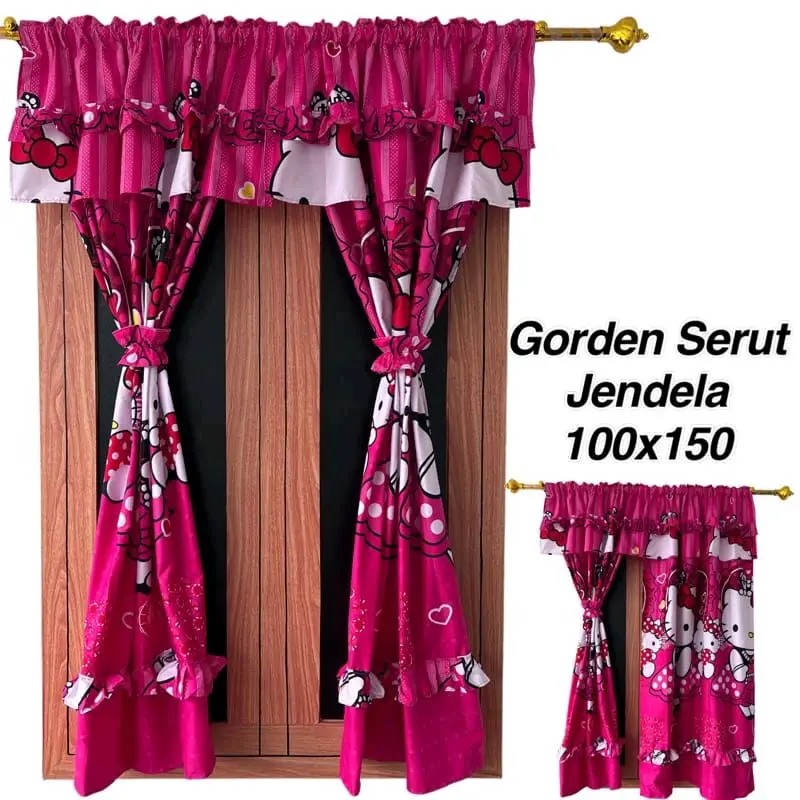gorden jendela minimalis termurah 100x150