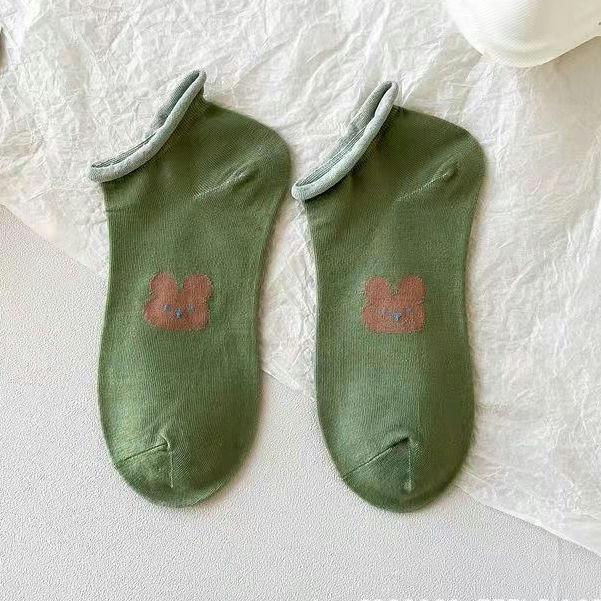 Kaos Kaki Ankle Dewasa Short Socks Unisex Kaus Kaki Semata Kaki Cod 9077 - Pendek, Wanita 5