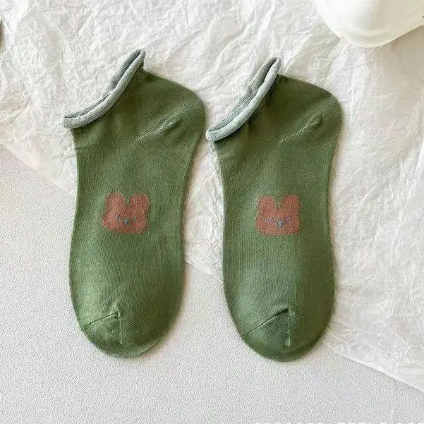 Kaos Kaki Ankle Dewasa Short Socks Unisex Kaus Kaki Semata Kaki Cod 9077 - Pendek, Wanita 5