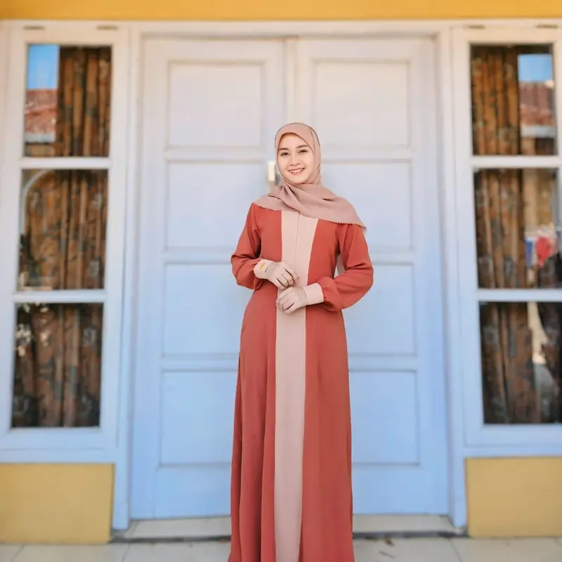 Gamis Keikko Nanako by Nanae Size S-XXL Dress muslim Fashion kondangan bahan Crinkle Cey Star Premium HQ by NANAKO Cantik Formal Wanita Airflow 5