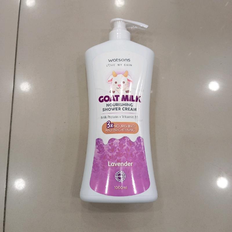 SABUN MANDI GOAT MILK WATSONS 1000ML/1LITER CAIR 1