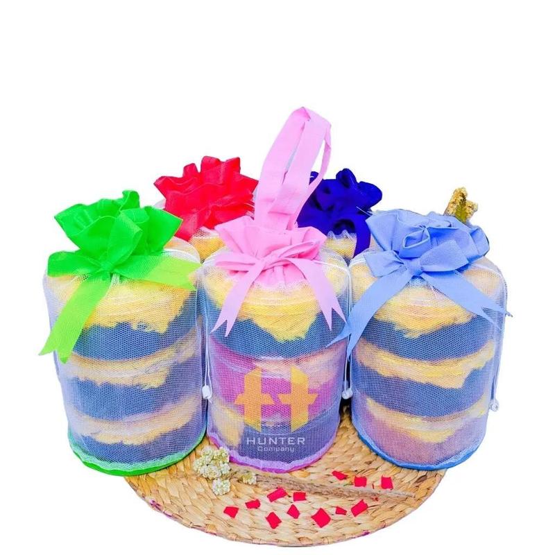 Tas Toples kue kering 500gr/Tas Hampers Lebaran/Tas Toples Kombinasi/Tas Kue Kering/Tas Toples Susun 2
