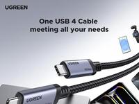 Gambar UGREEN Kabel USB 4.0 240W Gen4 Video Display 16K @60Hz Speed Transfer 80Gbps dari Ugreen Serpong Kab. Tangerang 5 Tokopedia