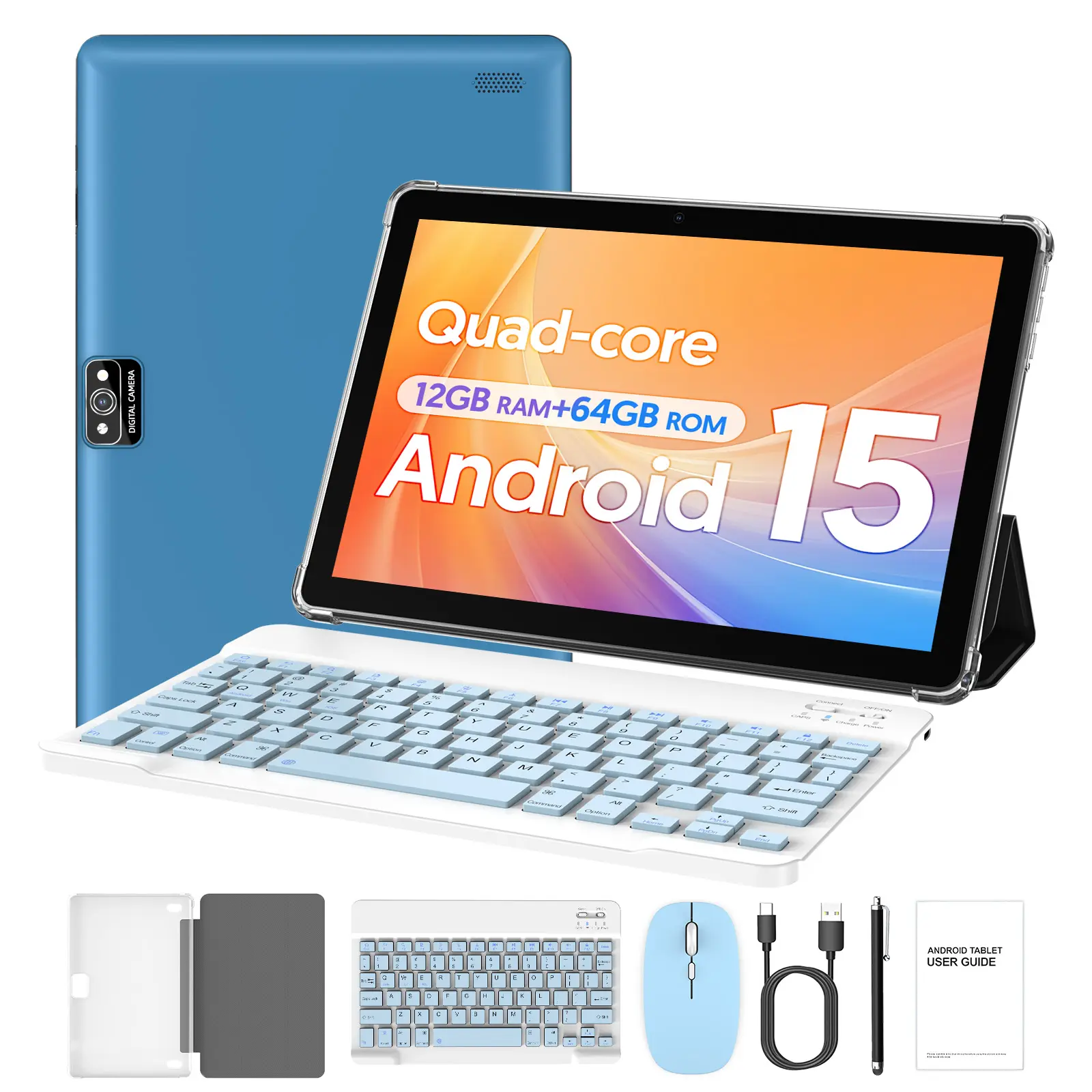Androidタブレット 12 10インチ、RAM 3GB/ROM グレー 【公式通販】