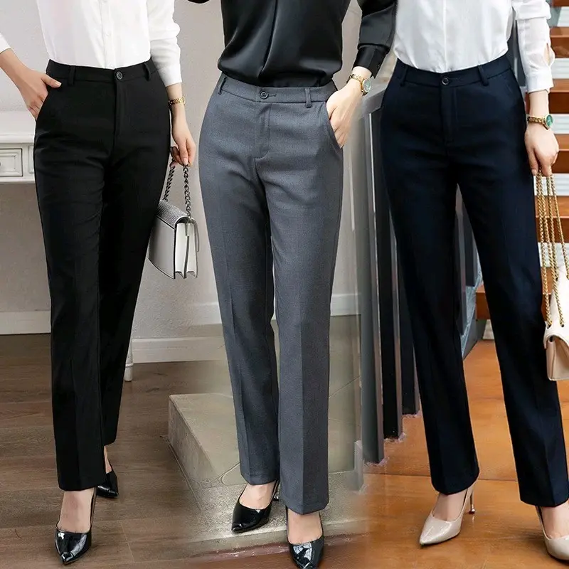 Celana Kerja Wanita Celana Kantor Celana  Panjang Hitam Formal