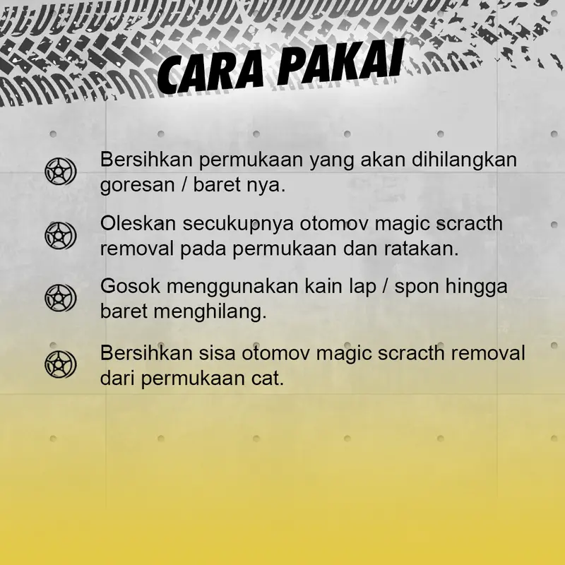 OTOMOV Magic scratch removal [50 gr] - penghilang baret - penghilang goresan body mobil/motor/helm 1