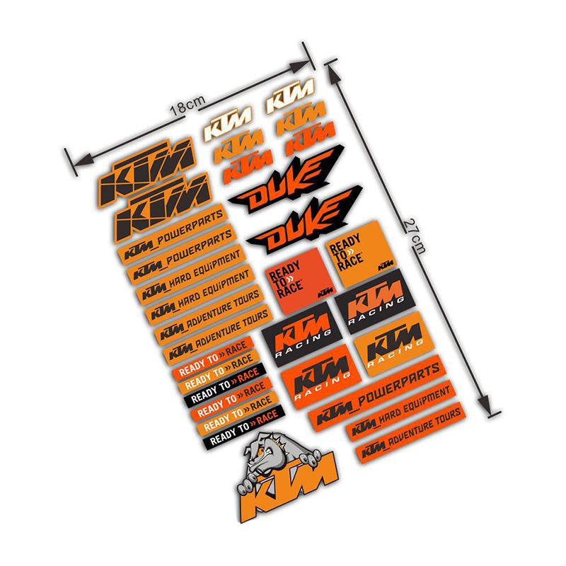 Product Introduction of Ducati KTM Akrapovic agv Yoshimura WP Universal Motorcycle Fairing Stickers 7