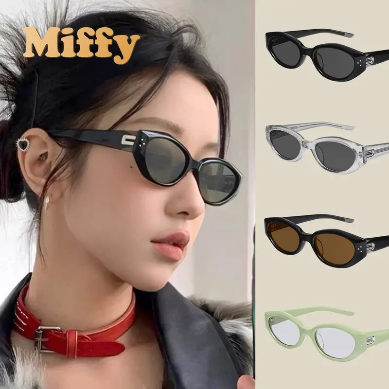 Miffy Kacamata Cat Eye Gaya Casual Frame Lensa Mata Kucing Eyeglasses  Fashion KA-267 Hitam