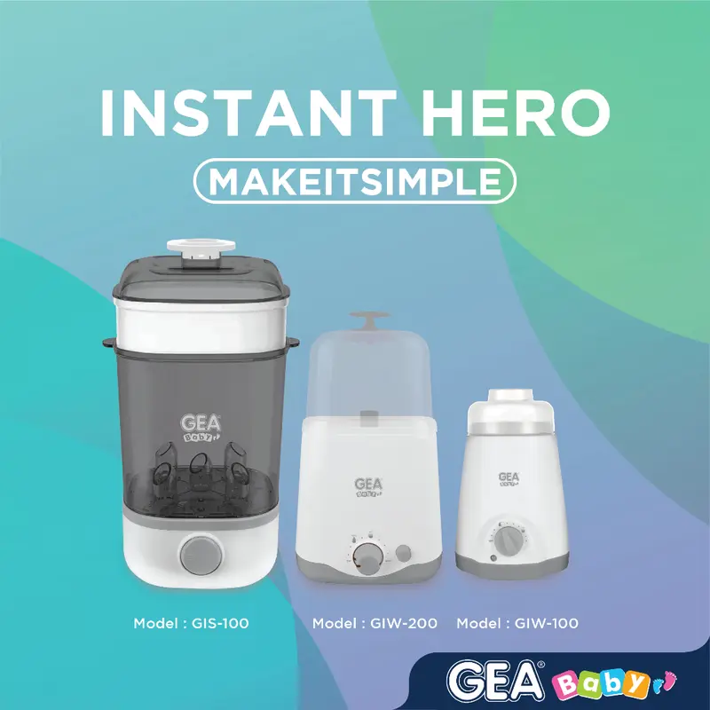 Gea Baby GIS100 Instant Steam Sterilizer | Sterilisasi Uap Botol Bayi 4