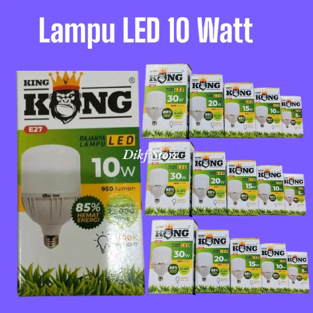 LAMPU LED TABUNG WARNA PUTIH 85% HEMAT ENERGI Peralatan rumah