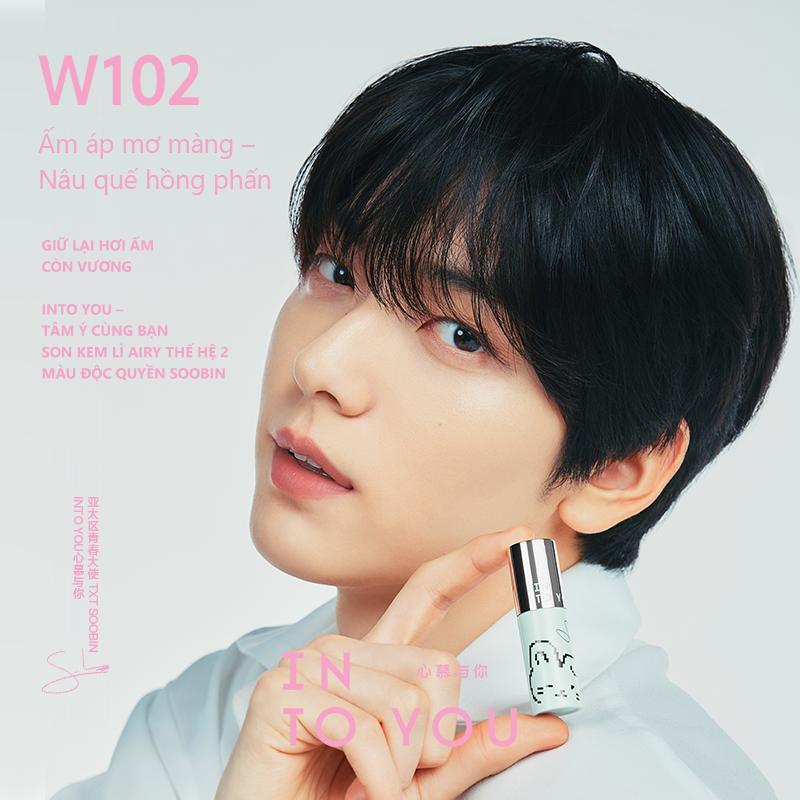 Youth Ambassador of INTO YOU Asia-Pacific Region TXT SOOBIN Bộ sưu tập phiên bản giới hạn Rise in Temperature son không khí son tuýp má hồng cushion