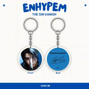 KEYCHAIN ENGENE THE SIN GANCI BOLAK BALIK GANTUNGAN KUNCI KPOP UNOFFICIAL JUNGWON JAKE SUNOO