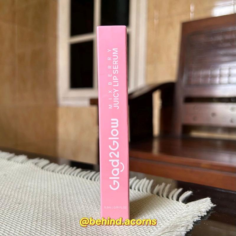 Glad2Glow Mixberry Juicy Lip Serum 5.5ml Serum Bibir Lip Balm Perawatan Bibir Hidrasi Bibir 0