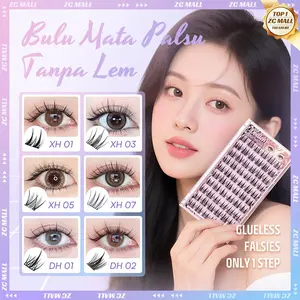 New 【TANPA LEM】Obalen Ekstensi Bulu Mata Palsu Tanam Natural Eyelash Extension