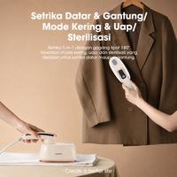 Gambar 【Promo 5th Anniv】 SAMONO SW-GSG200 Setrika Uap Portable Garment Steamer 1200W LED 6 Mode Setrika Gantung Setrika Biasa Gagang Lipat 200ml Pelat Keramik Anti Lengket Baju Kemeja Jas Hijab Traveling Garansi Resmi 1 Tahun dari SAMONO PERSONAL CARE Kab. Tangerang 4 Tokopedia