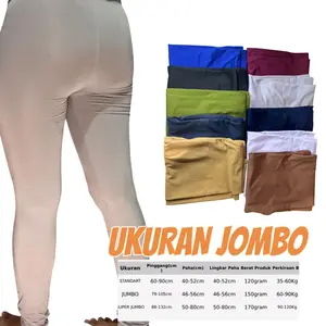 Celana Legging Jersey Premium Ranaa Hijab Ukuran Super Jumbo Tidak Menerawang untuk Wanita