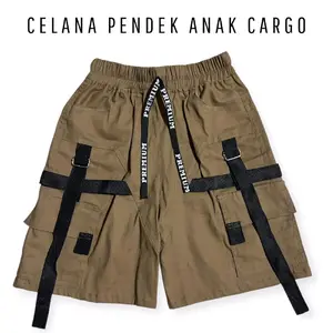 Celana Cargo Pendek Anak Laki-laki Usia 2-11 Tahun Fashion Import Terbaru Katun