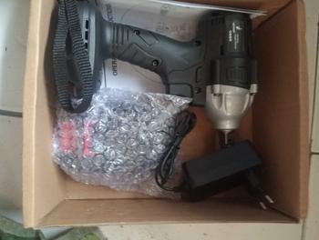 Product Review of Impact Wrench Cordless Baterai Brushless 3200NM Torsi Tinggi Cocok untuk membuka baut from R**h 1