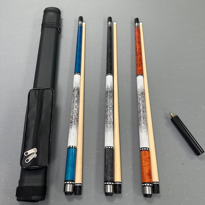 Cơ bida cao cấp KT Pro ngọn mộc - bộ môn bida lỗ Tặng kèm combo bao da phụ kiện và nối chuôi - gậy bi-a cao cấp KT Pro