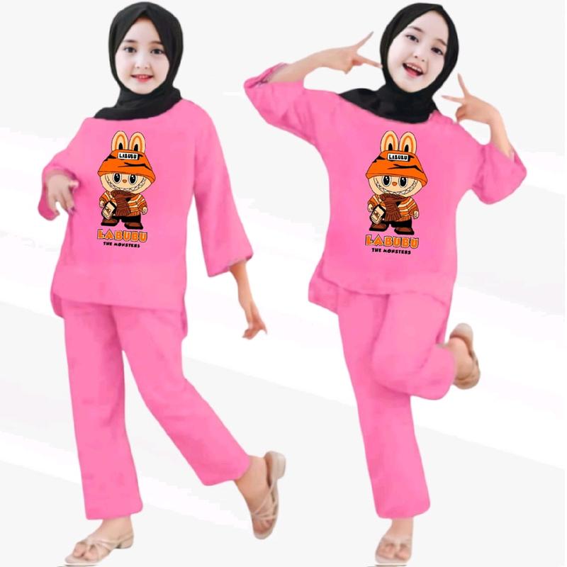 STELAN ANAK PEREMPUAN BABYTERI USIA 2-12THUN LABUBU 0