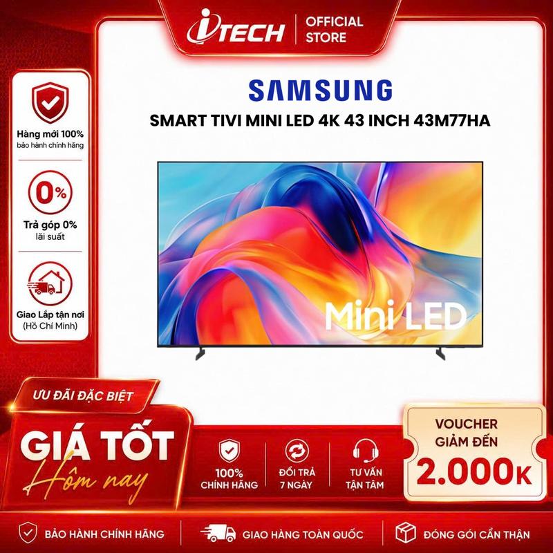 43M77HA - Smart Tivi Samsung Mini LED 4K 43 Inch 43M77HA