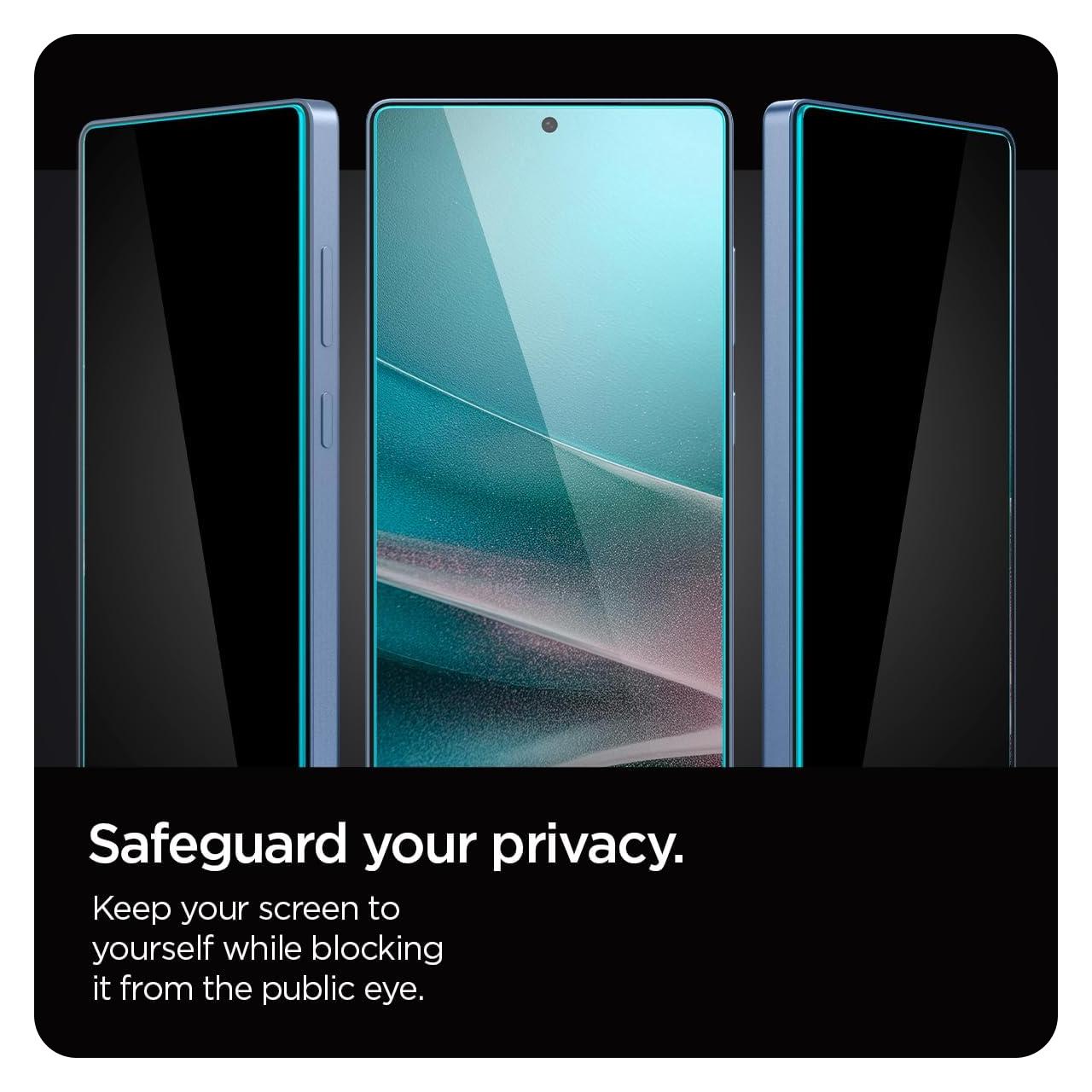 SPIGEN Tempered Glass for Samsung Galaxy S25 S24 S23 Ultra Plus Edge Glas tR EZ Fit Anti Spy Clear HD Anti Gores Protector
