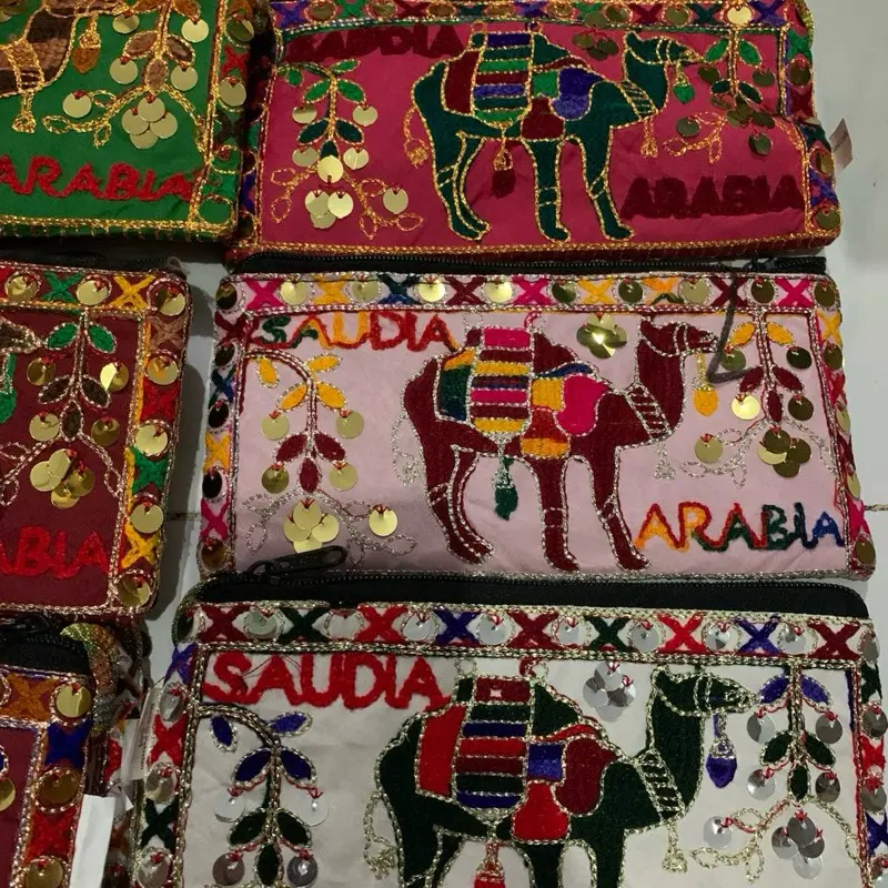 ￼dompet untah arab saudi oleh okeh haji ukuran 22x11cm 1 pc / 1 biji Wanita Kartu Perempuan 4