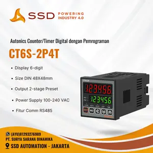 Autonics CT6S-2P4T Counter / Timer Digital dengan Pemrograman