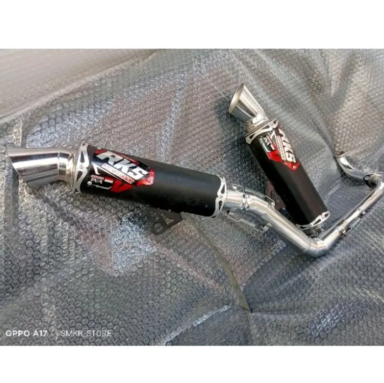 Knalpot Samlong Black Coating RKS All Motor Matic Beat Mio Vario Pcx Nmx Spacy 0