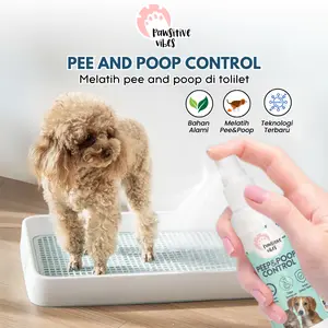 Pawsitive Vibes Pee Poop Control Potty Training Spray 120ml - Melatih Pipis dan Pup Anjing
