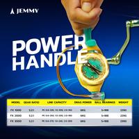 Gambar JEMMY FYNIX Reel Pancing Power Handle SW Gear Ratio 5,2:1 Ball Bearing 5+1  Max Drag 6-8kg Material High Strength Nylon Body Full Sealead RP079 - 1000 dari JEMMY Indonesia Kota Administrasi Jakarta Barat 3 Tokopedia
