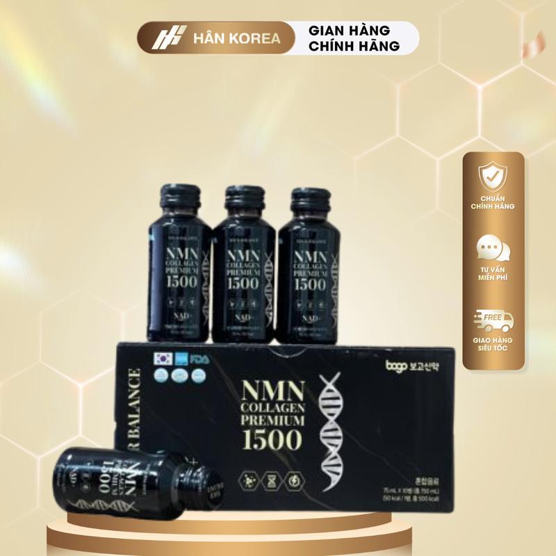 C113 - Nước uống collagen NMN Premium 1500 75mlx10 ống
