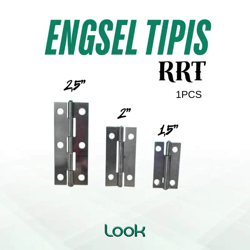 [1 PCS] Engsel Kupu Tipis RRT , Esel Lipat , Esel Lemari / Kandang / DIY - 1.5” 2” 2.5” hinge