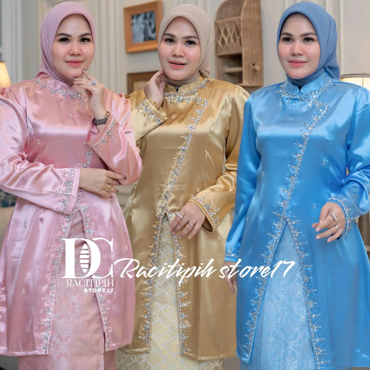 STELAN KEBAYA MODEREN||STELAN TUNIK MELAYU ROK SONGKET LILIT,STELAN KEBAYA MODEREN,STELAN WISUDA,TUNIK MODEREN,STELAN TUNIK MELAYU PAYET Pesta Kondangan