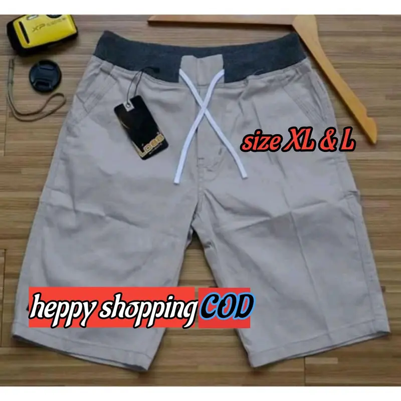 Celana chinos pendek pria kualitas premium tiktokshop 0