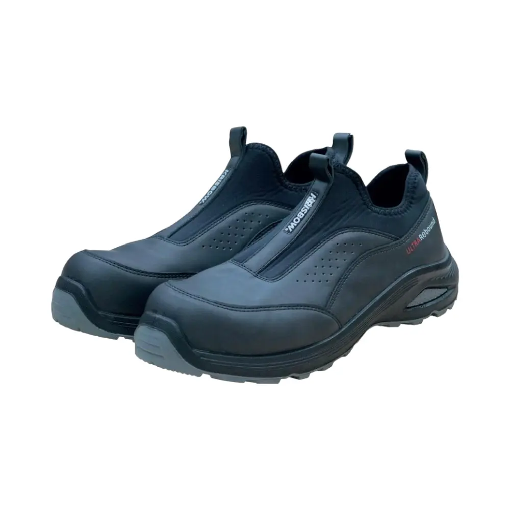 SEPATU SAFETY SHOES CHRONOS HITAM BLACK