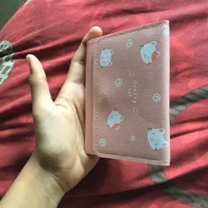 Dompet Wanita Korean Style Flower Button Clip Kualitas Premium