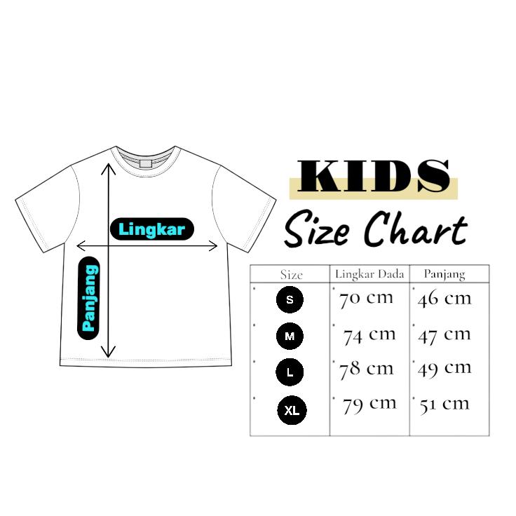 Oblong Jersey Anak Cewe Cowo Bahan Dryfit