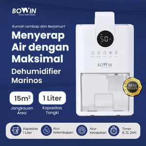 Bowin Dehumidifier Marinos - Penyerap Kelembaban Udara - Dehum Kapasitas 1 Liter