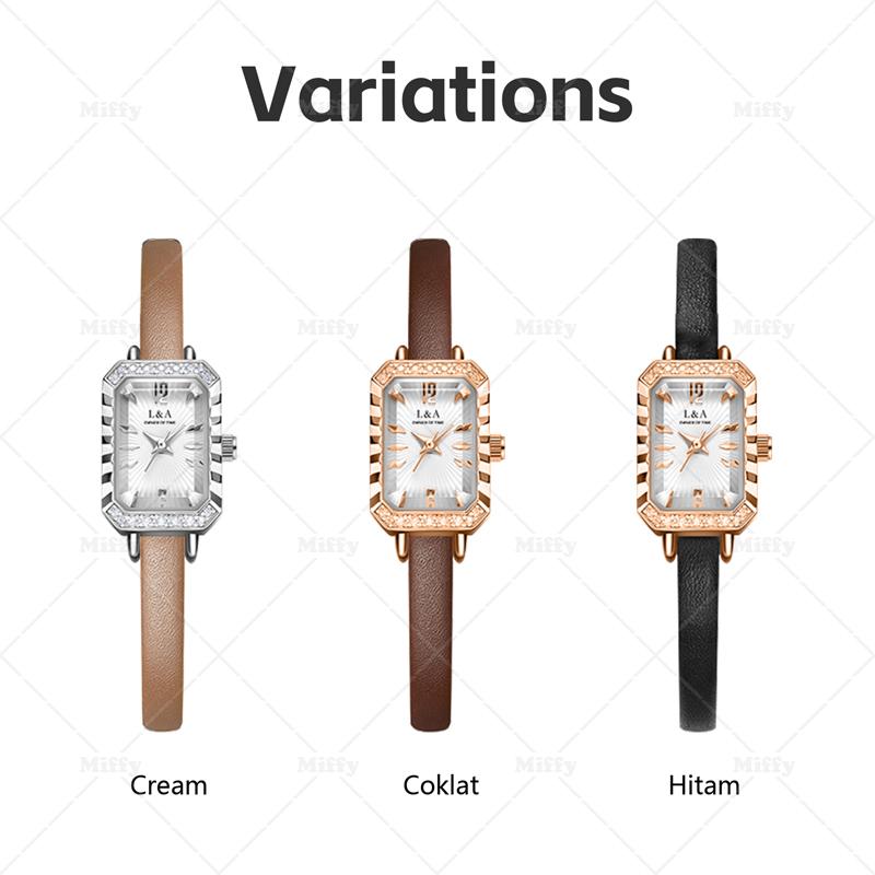 Miffy - Jam Tangan Wanita Kecil Elegan Jam Tangan Analog Akses Diamond Fashion Watch 8