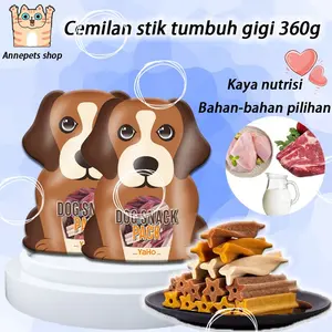 360g snack anjingdental stick dog snack anjing dog food dog snack