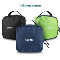 Gambar TORCH Zidha Pouch Charger Headset Handsfree Kabel Multifungsi Anti Noda - Black dari Torch Lembong Bdg Kota Bandung 5 Tokopedia