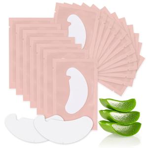 100 Eye Pads for Eyelash Extensions, Hydrogel Eyelash Stickers Lint-free Eye Gel Eye Pads Beauty Tools